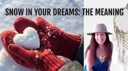 meanind of snow in dreams